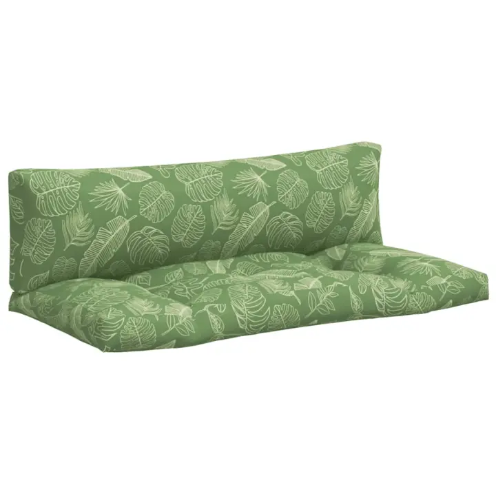 vidaXL Cojines para palés 2 unidades tela Oxford Color Verde brillante,  Azul y blanco,  Negro y blanco y mas Cojín Decorativo de Asiento Cojines de muebles de salon - 1