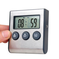 Termómetro De Barbacoa TP700 Con Probing De 15CM Medición De Temperatura En 5 Segundos Alarma De Temperatura Alta 300℃ Función De Timer Material Metálico Digital - details 1