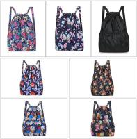 Mochila con cordón, bolsa vintage para gimnasio, plegable, con capacidad para llevar, grande para gimnasio - details 4