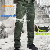 Pantalones De Cargo Para Hombre Multi-bolsillos Impermeables Resistentes Al Desgaste Ropa De Entrenamiento Casual Cómodos Y Transpirables - details 0