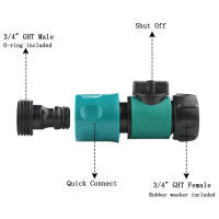 Adaptador De Tubo Para Jardín Con Conector Rápido Y Válvula En Plástico 4 Tipos Para Riego Agrícola Y Regadío De Jardín - details 19