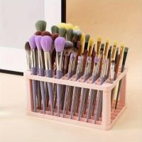 Soporte de Almacenamiento para Brochas y Pinceles de Maquillaje - Organizador de Escritorio en Plástico de Alta Calidad - Varios Colores - details 1