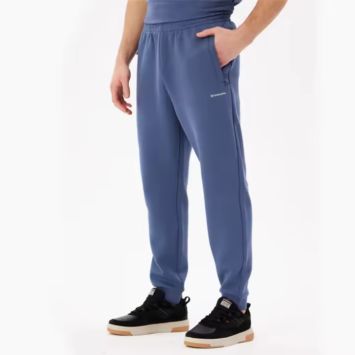 Baasploa Pantalones Deportivos Para Hombre Con Cierre De Cordón Algodón Y Poliéster Transpirables Pantalones Casuales Suaves Para Correr - 1