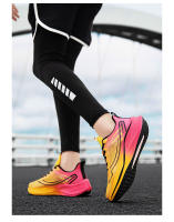 Zapatos De Running Para Hombre Verano Malla Tejida Nueva Transpirable Ligero Absorción De Choque Moda Todo Acabado Zapatillas Deportivas - details 10