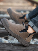Botas De Seguridad Para Hombres Botines Indestructibles Con Punta De Acero Resistente a Perforaciones Botas De Trabajo Al Aire Libre - details 6