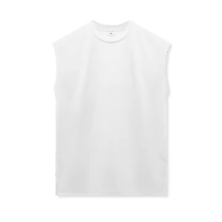 Mesh Quick Dry Tank Top for Men Summer Sleeveless Shirts Fitness Clothing Loose Gym Clothes Workout Solid Color Running Vest - 1
