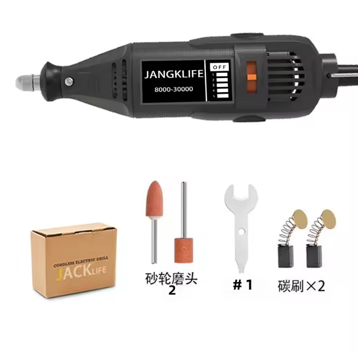 Mini Taladro Eléctrico Herramientas De Trabajo Con Engraver Políster Kit De Rotación Para DIY En El Hogar Potencia 110V 220V - 1