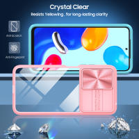 Funda Transparente Antigolpes Para Redmi Note 12 11 10 9 11E 11S 10T 4G 5G pro Max Con Protección De Cámara Slide Metal Compatible Con XIAOMI - details 1