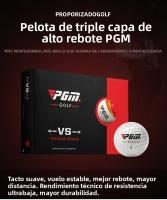 PGM Bola De Golf De Tres Capas Balones De Match Embalaje En Caja De Regalo Material De Goma Sintética Tipo De Bola Estándar Dureza 70 - details 0