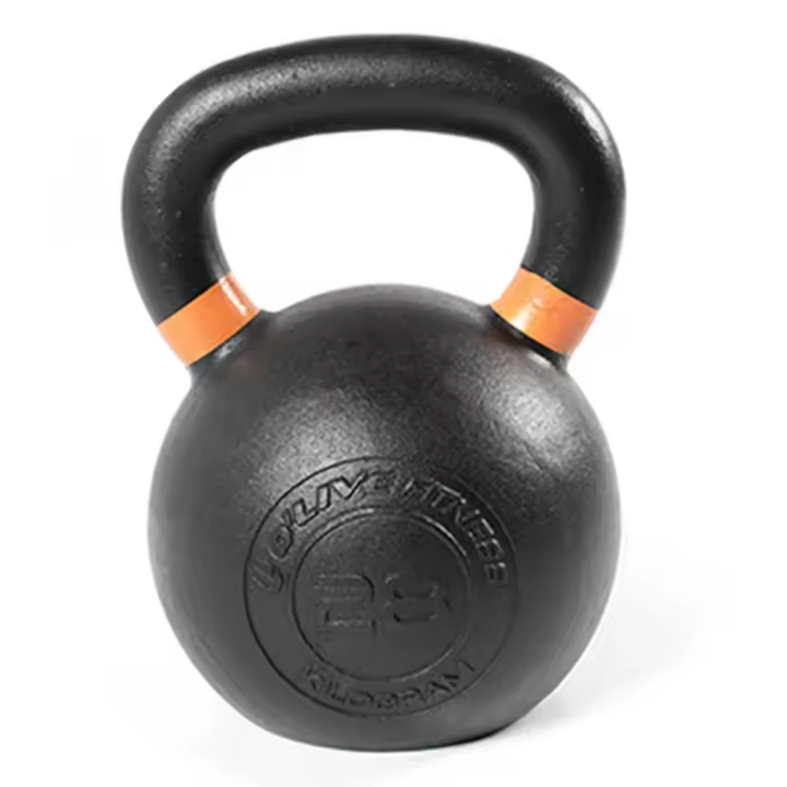 Olive Kettlebell Cast Iron 28kg Negro - 1