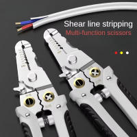 Alicates Multifuncionales Para Desnudar Cables De Electricista Industrial De Grado Superior Cortador De Alambre Herramienta Especializada - details 1