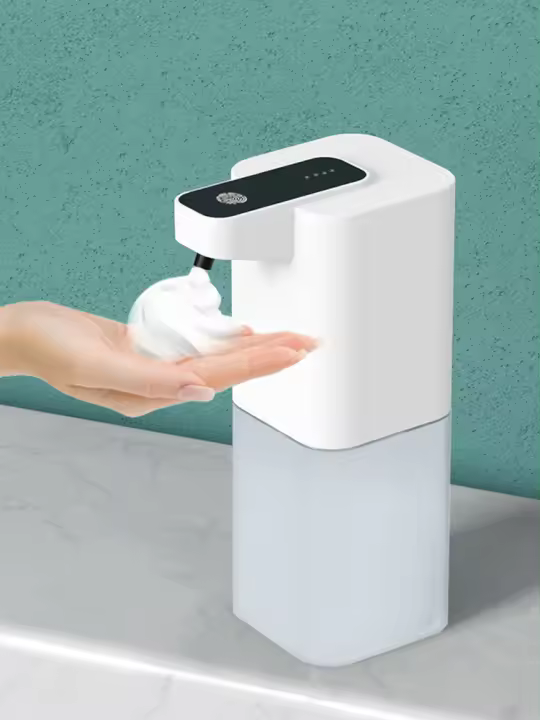 Dispensador De Jabón Automático Inductivo Espuma USB Recargable Inteligente Dispensador De Alcohol Spray Capacidad 400mL - 1