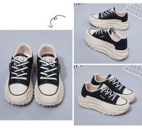 Nuevos Zapatos Retro Para Mujer Primavera Zapatillas Casuales Versátiles De Alta Calidad Zapatos De Moda Para Mujer Medio Tacón PU - details 8