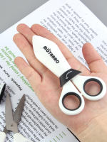Tijeras Redondas De Seguridad Para Niños MOTARRO 115mm Mini Herramienta Escolar De Plástico Para Cortar Papel - details 4