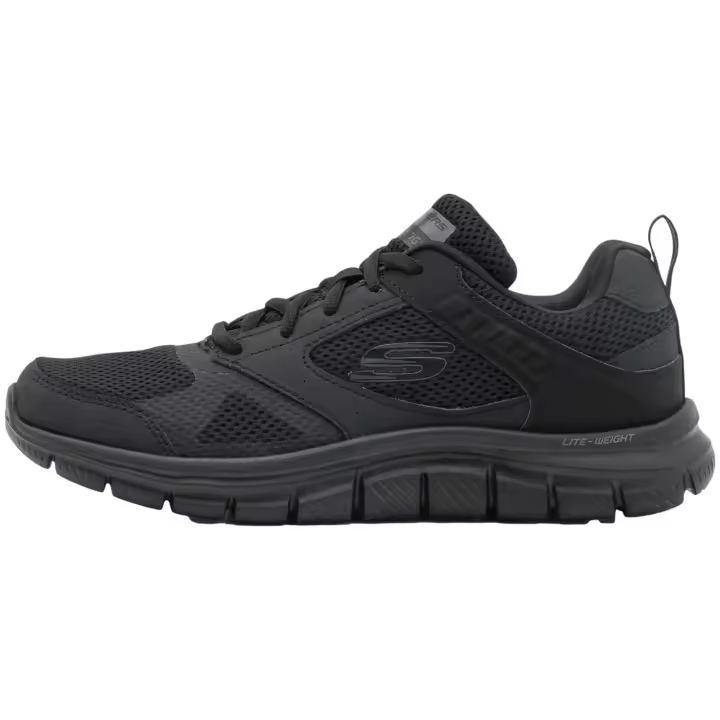 Calzado Sportswear marca Skechers modelo 232398-Bbk para hombre en color black leather/mesh/black trim - 1