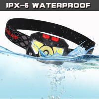 Linterna Frontal COB Con Sensor De Movimiento Potente LED 8 Modos Para Camping Pesca Resistente Al Agua Túnel De Luz 180° - details 4