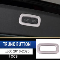 Botón deInterruptor De Acero Inoxidable Para Volvo XC60 2018-2024 Marco De Enchufe Para Maletero Cubierta De Apertura Adhesivo De Mouldings Internos - details 0