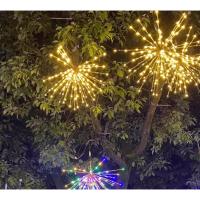 LILI HOME Luz Chispa Bengala Ø60cm - 96 LEDs, Interior/Exterior distribuidos en 24 palos ofrecen un espectáculo deslumbrante en tonos cálidos y blancos. Perfecta para decorar interiores y exteriores, su diseño multifunción con efectos intermitentes es ide - details 2
