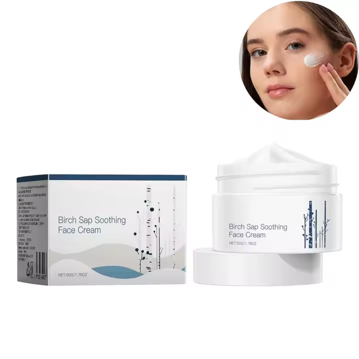 Crema hidratante de jugo de abedul, crema hidratante para rostro y cuerpo, crema elixir facial, crema facial rejuvenecedora, 50 ml (2 unidades) - 1