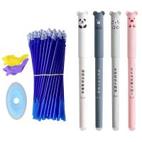 Lápices De Gel Borrables 0.5mm 37/57 Piezas Conjunto De Animales Panda Refacciones De Plástico Lavables Suministros Escolares Y De Oficina Estación De Trabajo - details 0