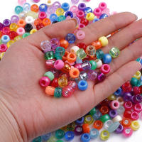 100pcs Abalorios De Acrílico Colores Mixtos Bucket Para DIY Braceletes Y Collares Accesorios De Joyería Componentes De Encanto - details 2