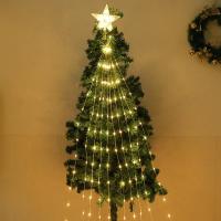 1PC 198 LED Luz De Estrella Cascada Con 8 Modos Cargado Por USB Y Control Remoto Luz De Camping Para Interior Y Exterior Decoración De Navidad - details 11