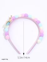 Diadema De Estrella Brillante Para Niñas Con Encaje Arcoíris Y Forma De Mariposa Accesorios De Cabello Para Niños Fiesta Fashion - details 10