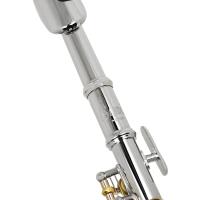 SLADE Piccolo C-tone En Tubo De Cobre Blanco Con Teclas De Plata Y Oro Set De Jugador Profesional De Flute Con Paño De Limpieza Caja De Cuero - details 7