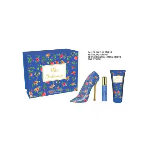 Eau de Parfum Estuche de 3 pzas Tiverton Miss Fashionista Blue TIVERTON 858 - 1