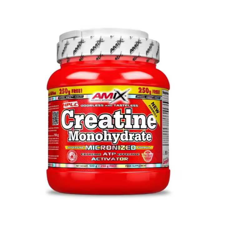 Amix Creatine Monohydrate 500gr + 250 Gr Free Polvo - 1