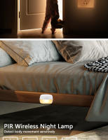 Lámpara Nocturna LED Con Sensor De Movimiento Lámpara De Noche Para Decoración De Habitaciones Y Armarios Con Enchufe EU Luz De Noche Rectangular Para Dormitorio Y Hogar - details 2