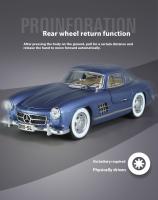 Modelo De Coche Clásico 1:24 Benz 300SL 1936 Con Sonido Y Luz Juguete Educativo Para Niños Coleccionable De Metal Regalos Para Cumpleaños - details 8