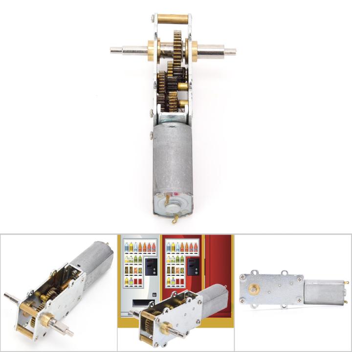 Machine Screw Motor Electric Toy Motor Speed Reducing Motor DC3~24V for Multi-Purpose 27rpm