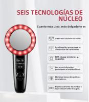 Masajeador Corporal Y Facial 6 En 1 EMS Ultrasound Cavitation Galvanic Infrared Terapia Para El Cuidado De La Piel Del Cuerpo Y La Cara Máquina De Levantamiento Facial - details 2
