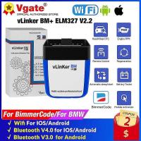 Vgate vLinker BM+ ELM327 V2.2 For BMW OBD2 Scanner Bluetooth 4.0 wifi OBD 2 Car Diagnostic Auto Tool Bimmercode PK ELM 327 V 1.5 - details 2