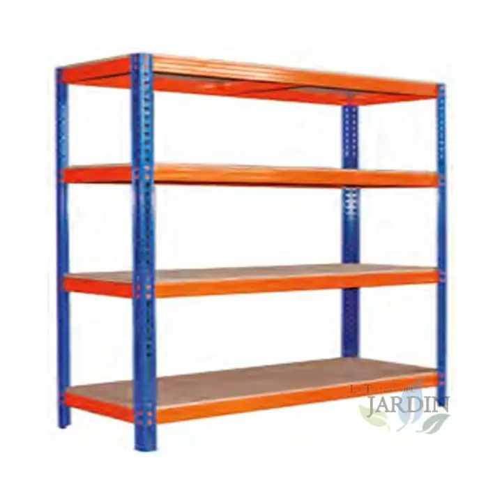 Suinga Estantería 4 Baldas 180x120x45 Cm - Soporte 150 Kg - Fabricado en España - 1