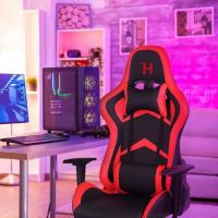 Sillas Gamer profesional 7H SEVEN HOUSE Titán Silla Gaming con ruedas tapizado con bordados reclinable 180 grados Calidad Premium ,Zona dorsal y lumbar acolchada Muebles Gaming - details 1