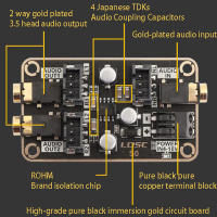 Módulo De Aislamiento Audio Reducción De Ruido Para DIY Amplificador De Potencia Cancelación De Fondo Común Plástico - details 6