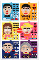 Rompecabezas 3D Divertido Juego De Expresiones Faciales Montessori Educativo Para Niños 30 Cm Autoadhesivos De Caras - details 7
