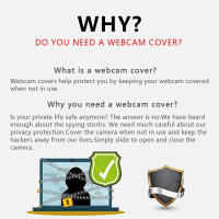 Cubierta Para WebCam 5/10/20pcs Protector De Lente De Cámara Privada Para Laptops Y Mac Con Trabucazo Antispy Sticker Para Teléfonos Móviles - details 3