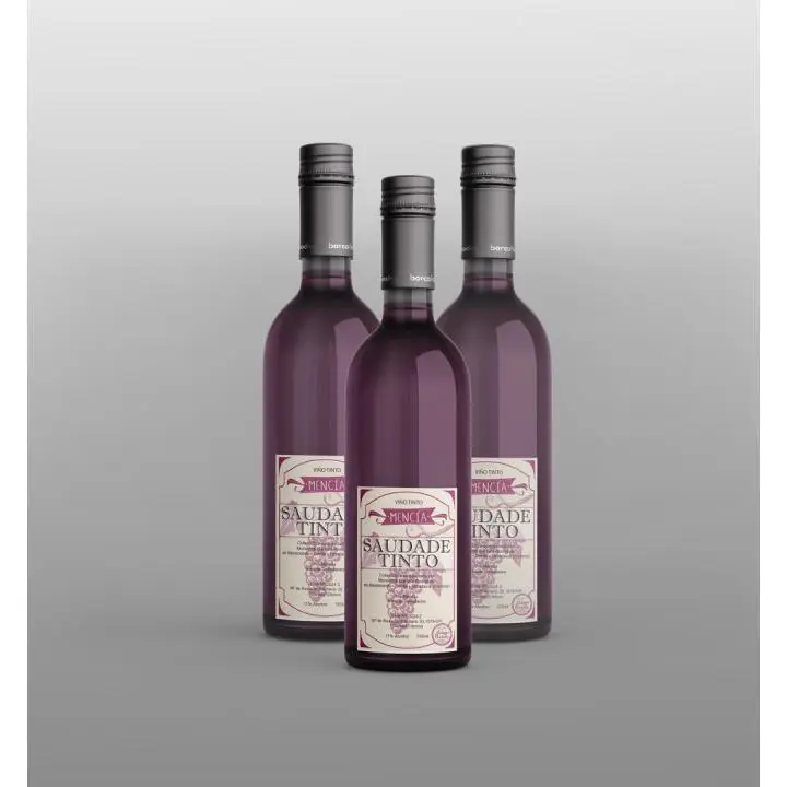 Vino Tinto Artesanal y Ecológico Cosecha Propia 2023 | Saudade Mencia (caja de 3 botellas) - 1