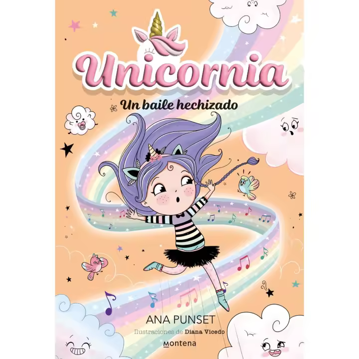 Libro Unicornia 6 - Un baile hechizado. Editorial MONTENA Año 2023 Autor Punset, Ana ISBN 9788419501998 - 1