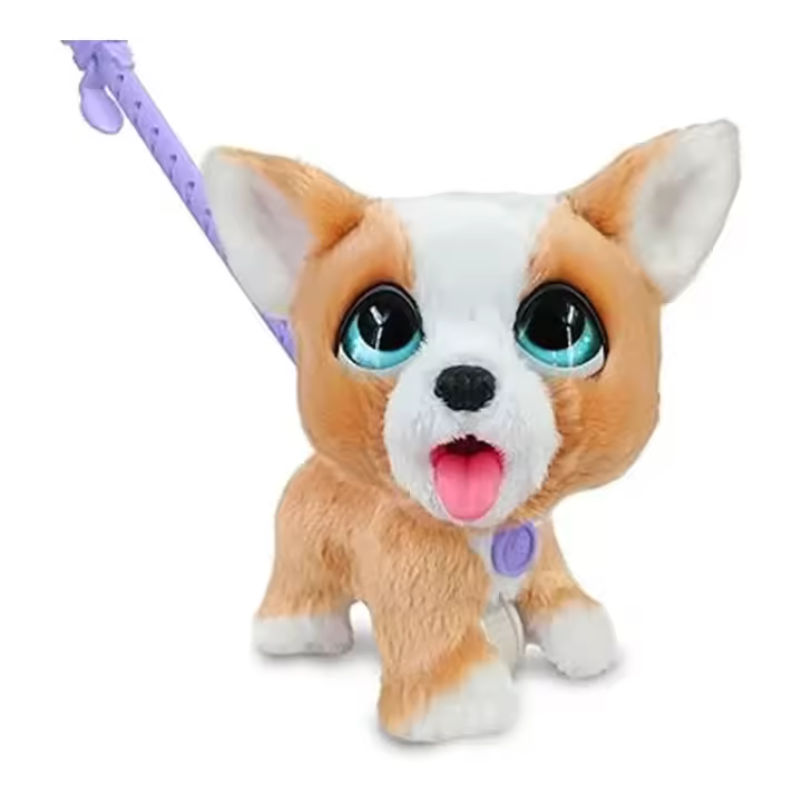 Just Play Mascota de Peluche Poop-A-Lots Corgi 14 Piezas FurReal 28057 - 1