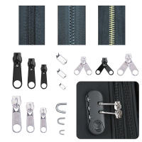 Kit De Reparación De Cremalleras 84pcs/Bag Rescate De Deslizadores De Cremalleras Universal Para Ropa Bolsos Tienda De Tents Herramienta De Costura - details 1