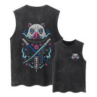 Camiseta De Manga Corta Para Hombre Estilo Harajuku Acido Japonés Anime Gráfico Algodón Tees Verano Negro Streetwear Camisetas - details 10
