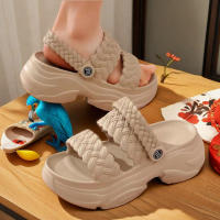 Sandalias De Verano Para Mujer Con Suela Antideslizante Ligera Y Confortable Cierre De Tobillo Plataforma Casual Playa - details 0