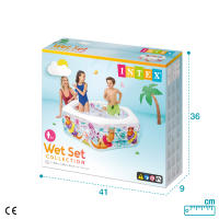 Piscina hinchable intex hexagonal 191x178x61 cm - 510 l - details 6