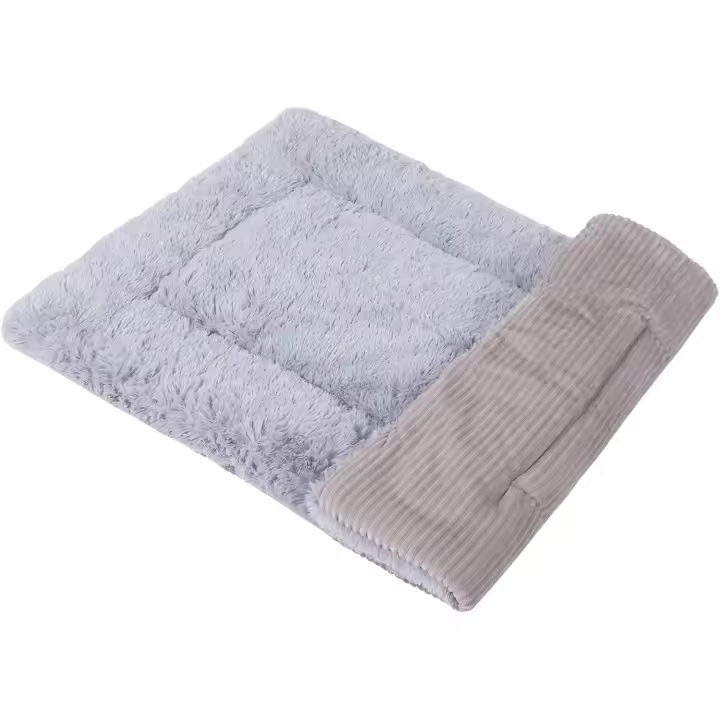 Colchones para Mascotas XZ014 (L(90*60 CM), Mimbre Gris) - 1