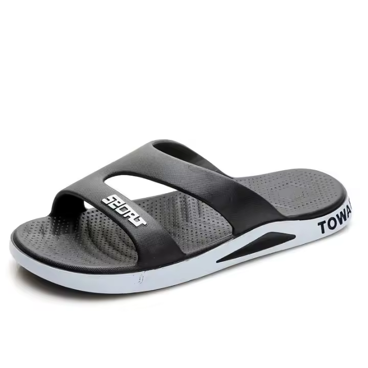 Pantuflas Para Hombre Antideslizantes 2024 Nuevo Exterior Suave Suela Interior Baño Sandalias Verano Estudiantes - 1