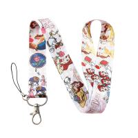 Lanyard De Belleza Y Bestia Para Llaves Correa De Cuello Para Tarjeta De Identificación Porta-llaves Accesorios De Regalo Material De Silicona Y Aleación De Zinc - details 5